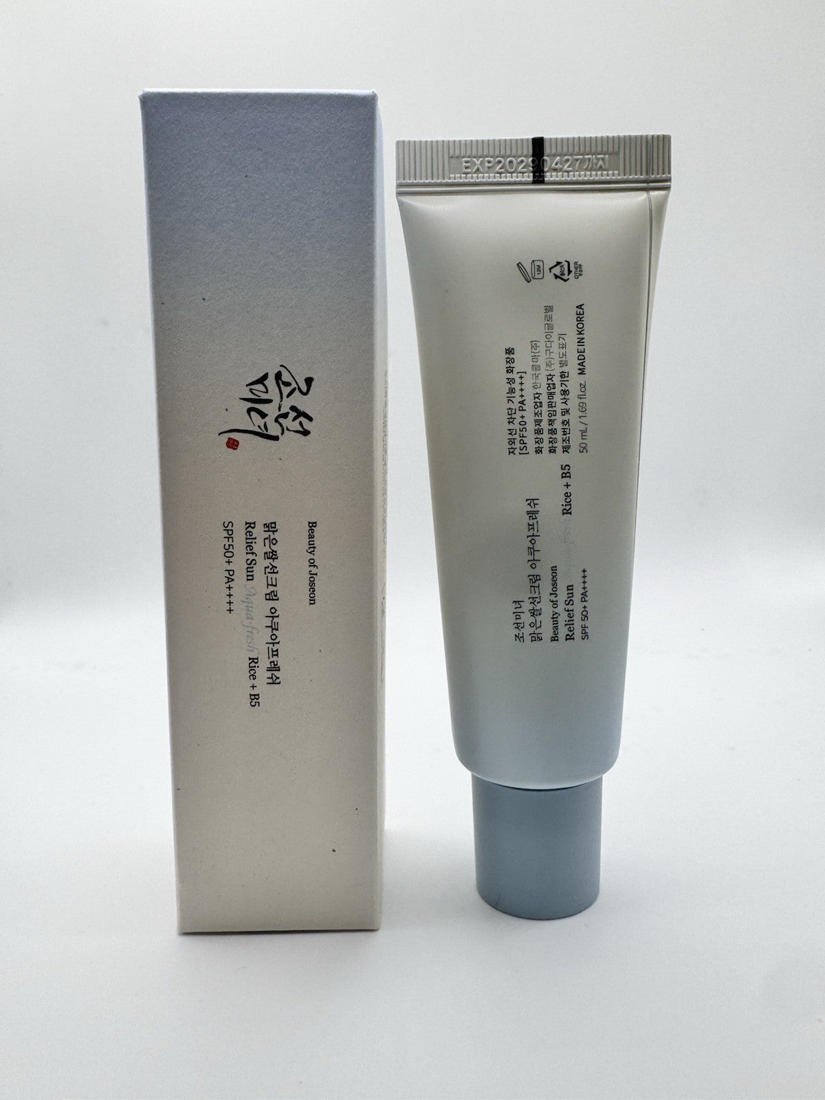 BEAUTY OF JOSEON Relief Sun Aqua Fresh Rice SPF50+ PA++++ 50ml - Hydrating Sun Protection for Skin