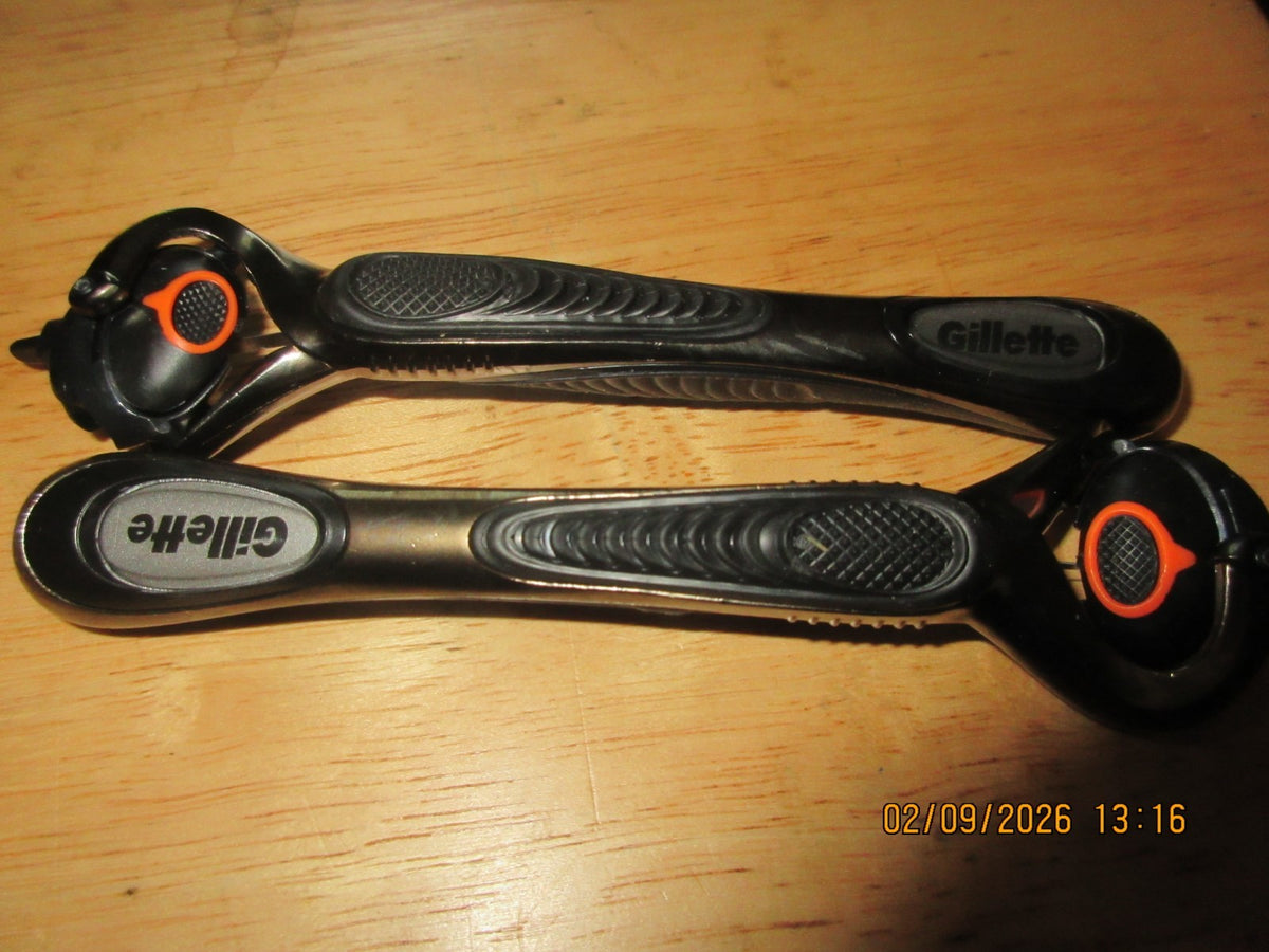 Gillette ProGlide Fusion Razor Handle No Blades - Flexible Head, 2 Pack