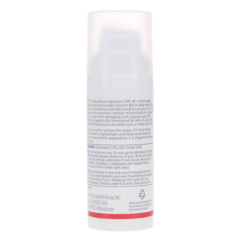 Broad Spectrum SPF 46 Tinted Face Sunscreen - Lightweight & Hydrating