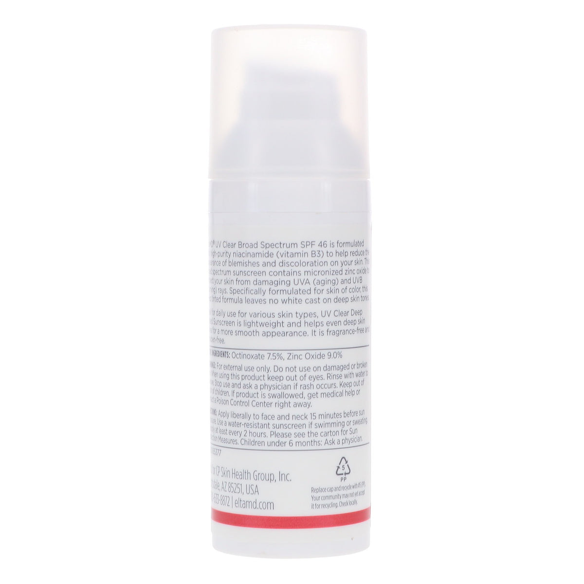 Broad Spectrum SPF 46 Tinted Face Sunscreen - Lightweight & Hydrating