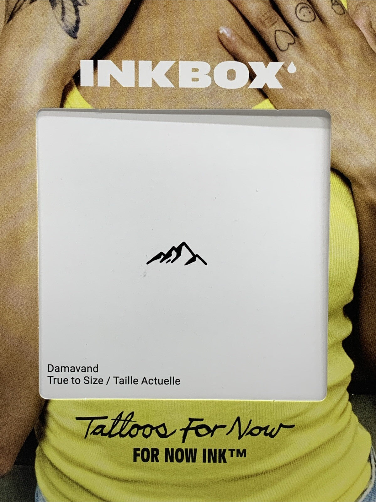 Inkbox 5-Pack Small Mountain Temporary Tattoos – Water-Resistant, Lasts 1-2 Weeks