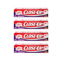 4 Pack Freshening Red Gel Toothpaste - Fluoride & Whitening, 6 Oz