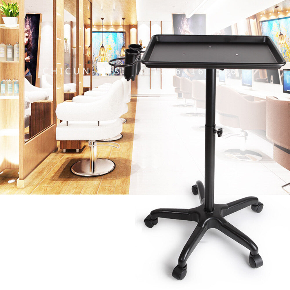 Hairdressing Salon Trolley Cart with Adjustable Height and Large Tray