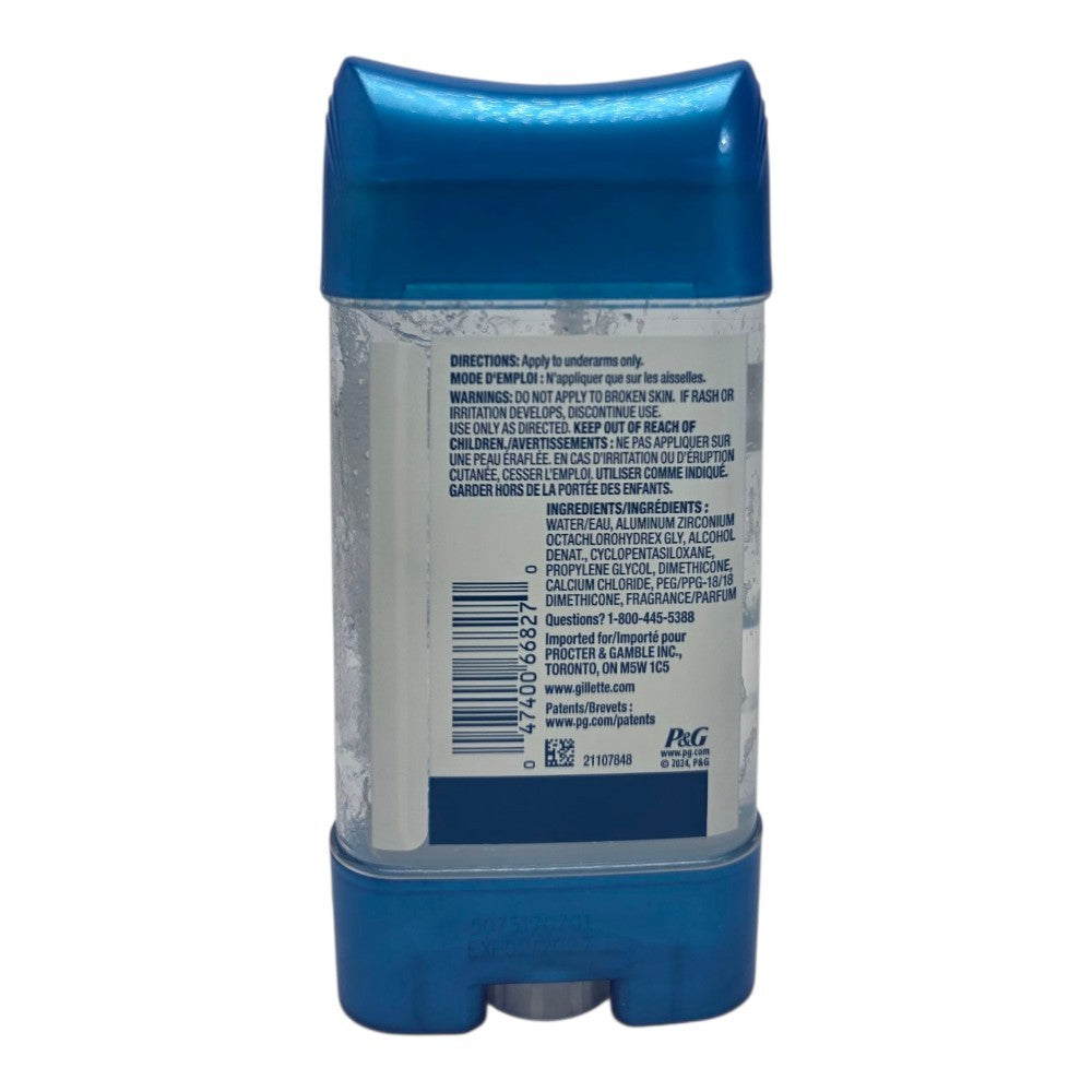 Gillette Cool Wave Men's Antiperspirant Deodorant Gel 5 Pack - Long Lasting Freshness