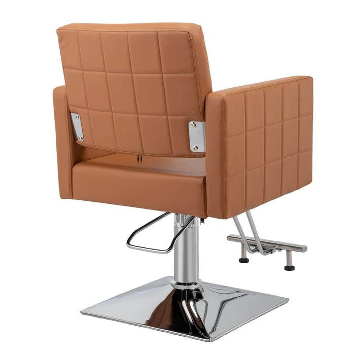 Hydraulic Barber Salon Chair - Adjustable Swivel & Easy Clean Stylist Seat