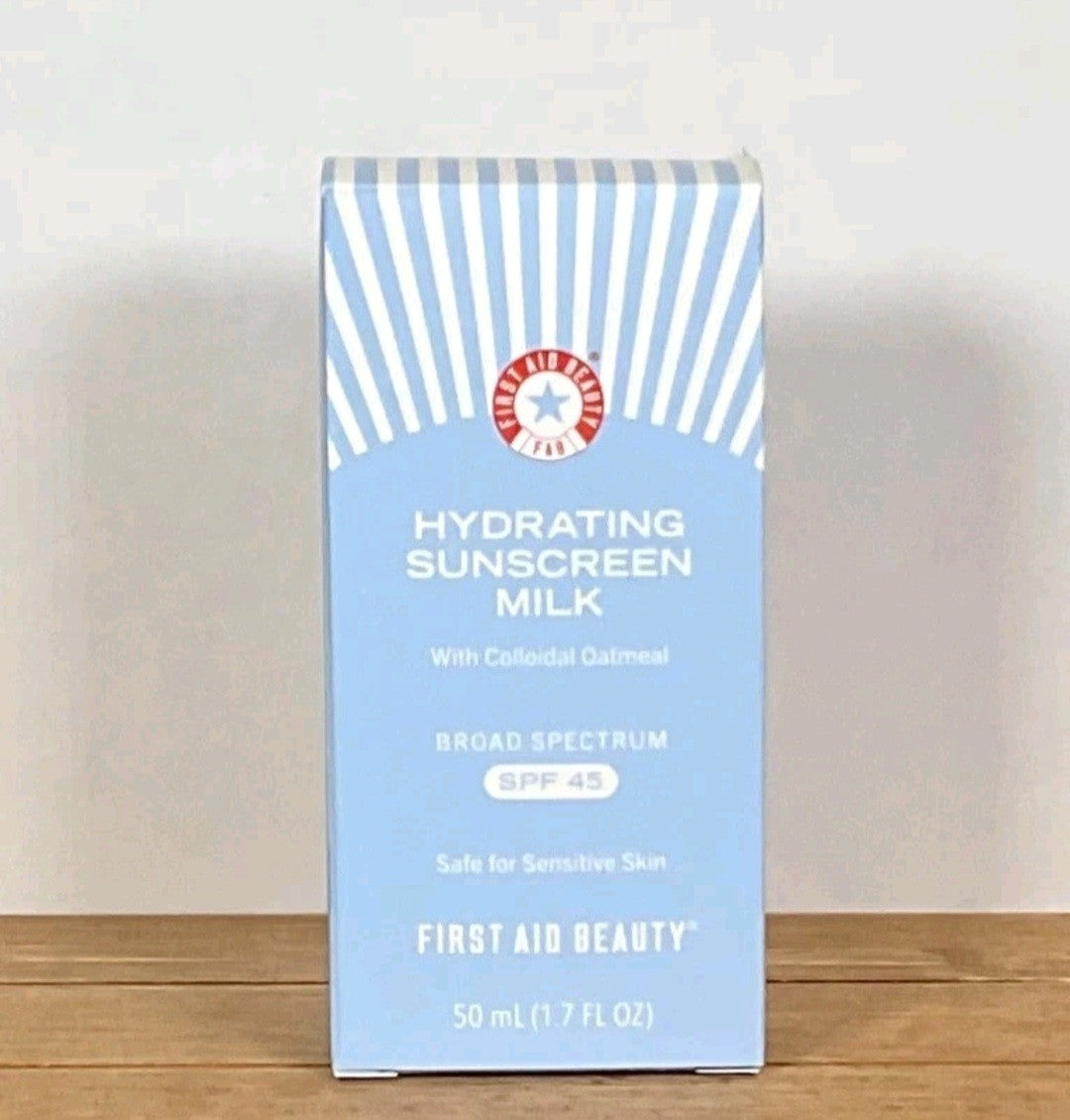 Hydrating Sunscreen Milk SPF 45 - Broad Spectrum Facial Sunblock, 1.7 fl oz
