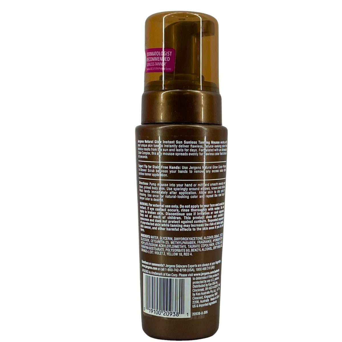 Self Tanner Sunless Tanning Mousse Deep Bronze 6 fl oz 6 Pack
