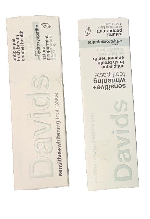 Fluoride-Free Hydroxyapatite Toothpaste for Sensitive - 2 Pack