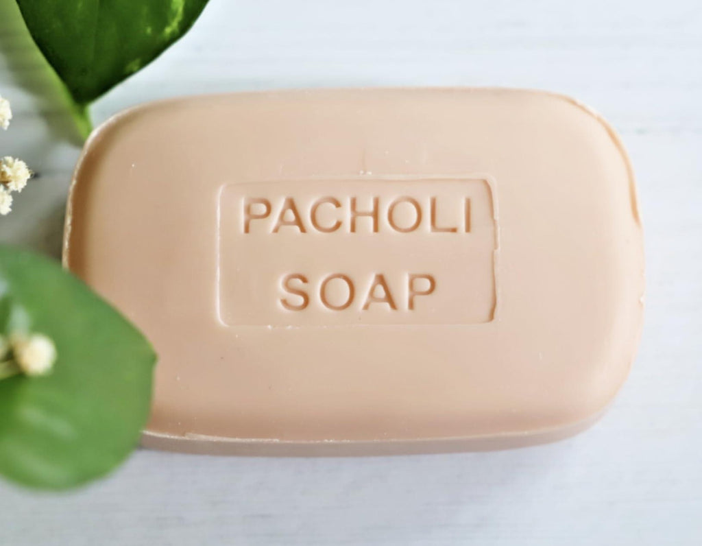 Patchouli Soap Bar 3.35 Oz Pack of 4 - Nourishing Unisex Natural Cleansing