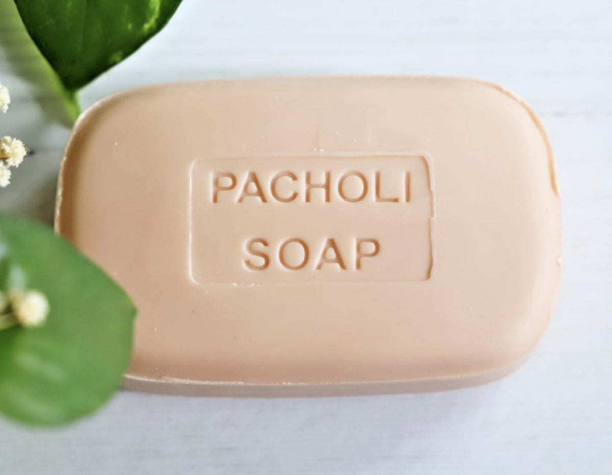 Patchouli Soap Bar 3.35 Oz Pack of 4 - Nourishing Unisex Natural Cleansing
