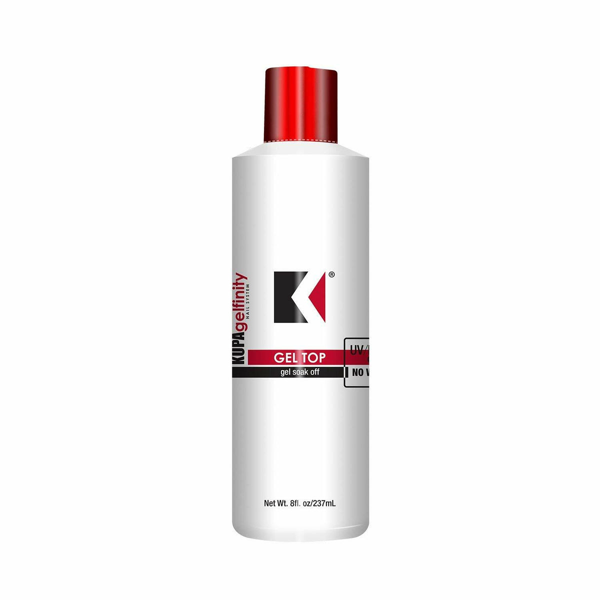 Kupa GelFinity Gel Top Coat - No Wipe UV/LED Sealing Gel 8 fl oz