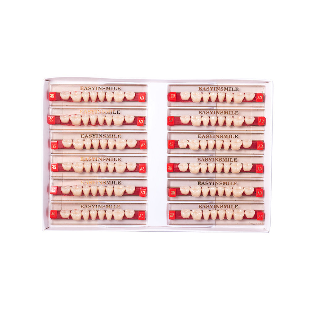 Dental Acrylic Resin Teeth Set for Dentures - Full Upper & Lower Options