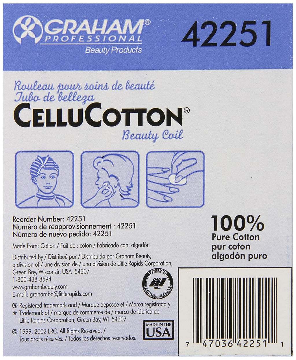 Cotton Beauty Coil 40 Feet for Facials, Skin Care & Manicures