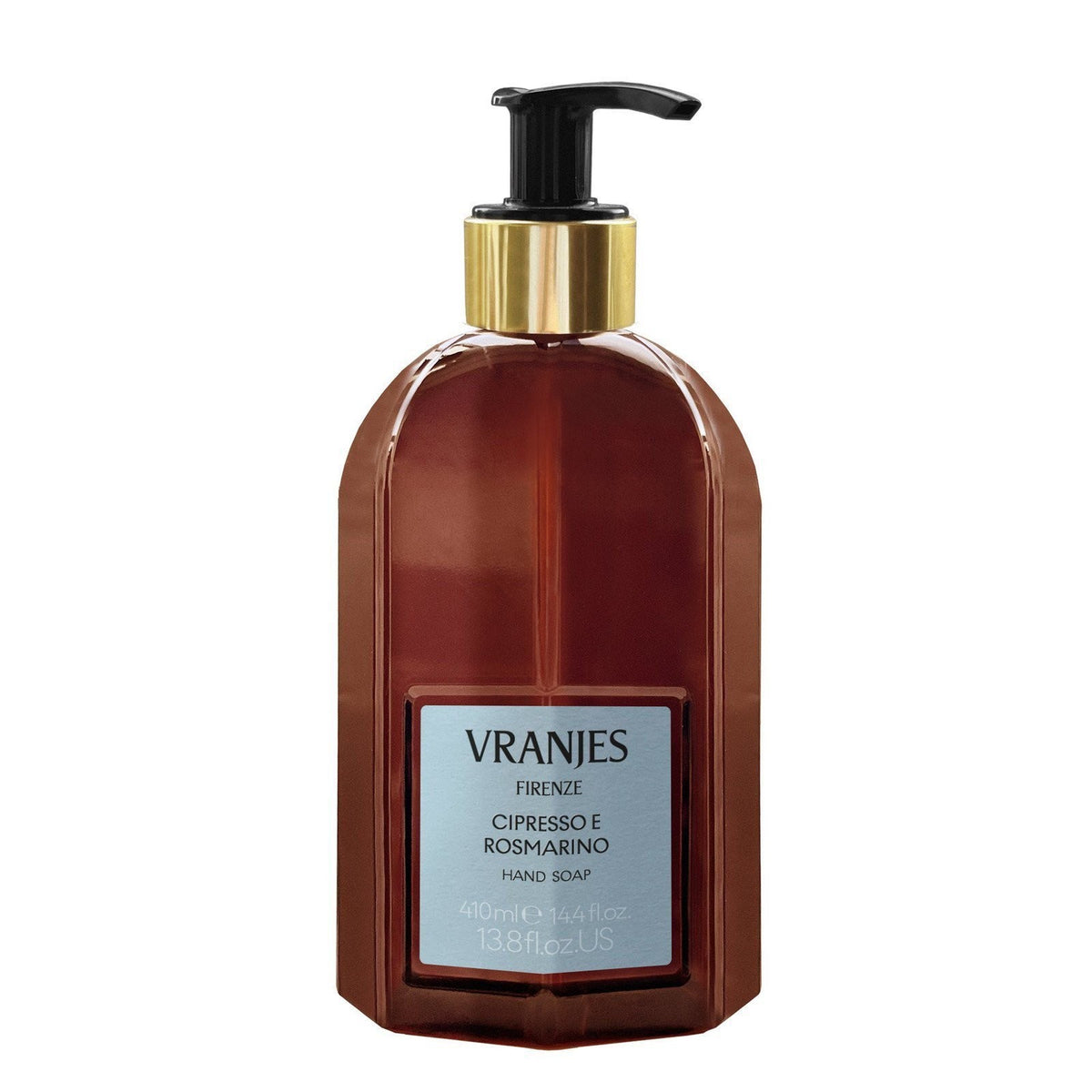 Liquid Hand Soap Cypress & Rosemary – 410 ml, Enriched with Shea Butter — Made in Italy