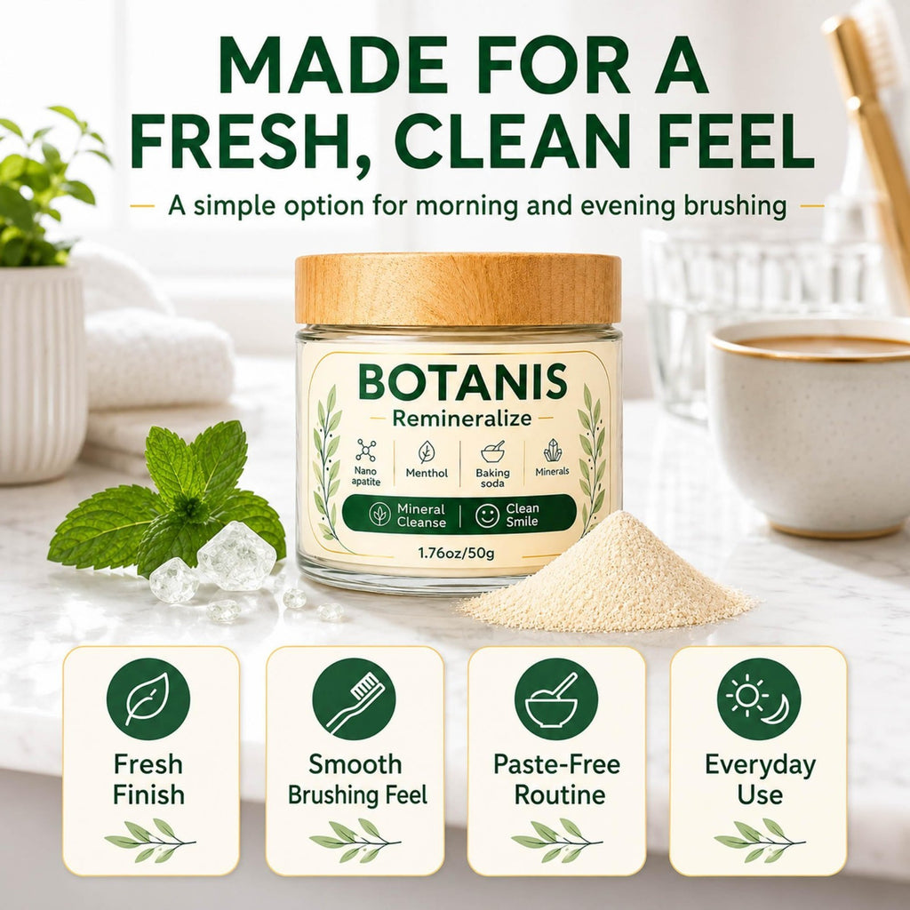 Fluoride-Free Tooth Powder with Xylitol and Calcium Carbonate - Spearmint Flavor
