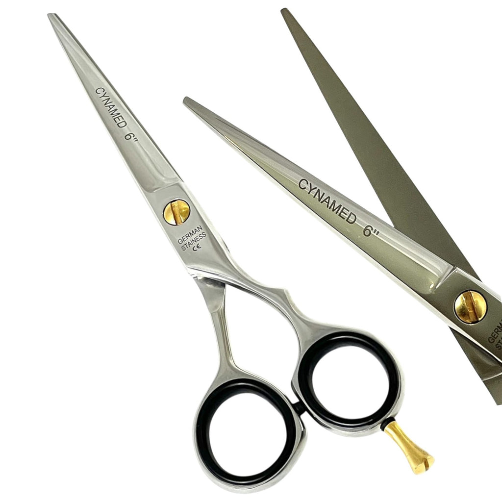 German Professional Barber Scissors Shears 6 Inch Polished Finish Hair Cutting Tool