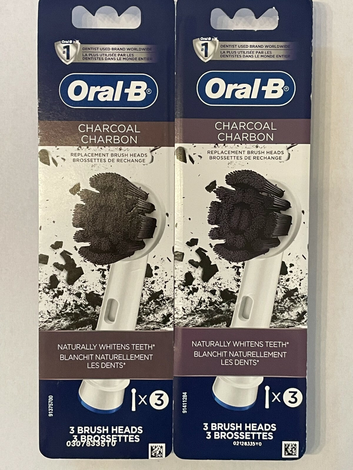 6 Charcoal Toothbrush Heads for Oral-B Electric & Battery Toothbrushes