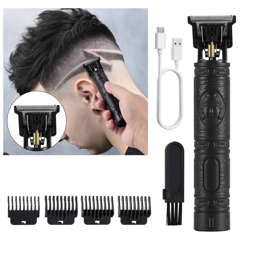 Cordless Hair Trimmer with T-Blade, Wireless Portable Grooming Tool