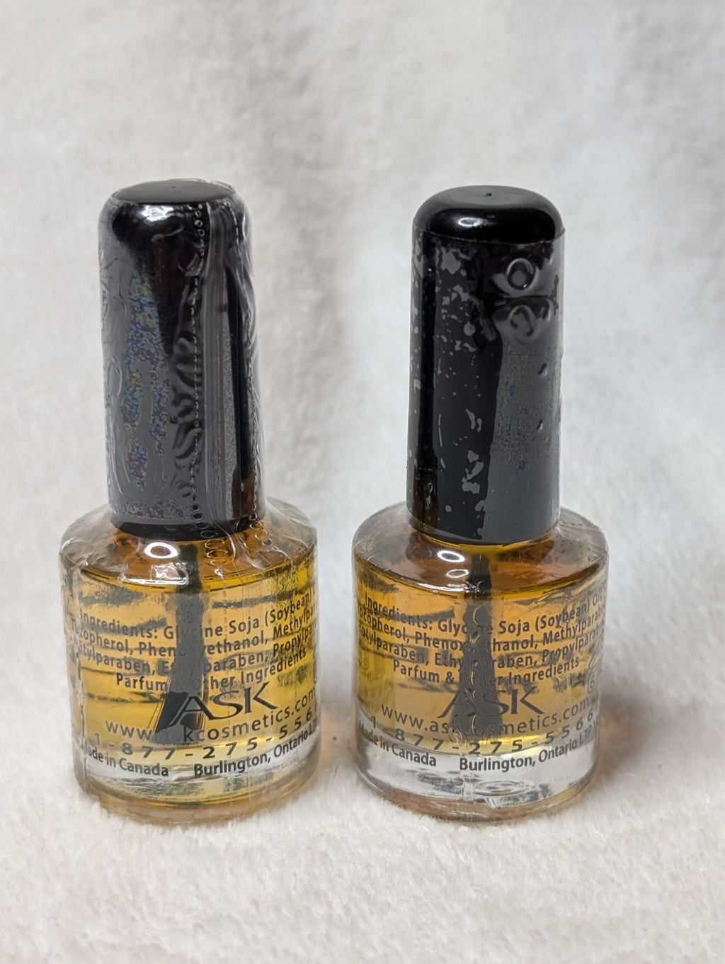 Nail Conditioner Set - 2 x 0.24 Fl Oz Nail Treatments for Healthy Nails