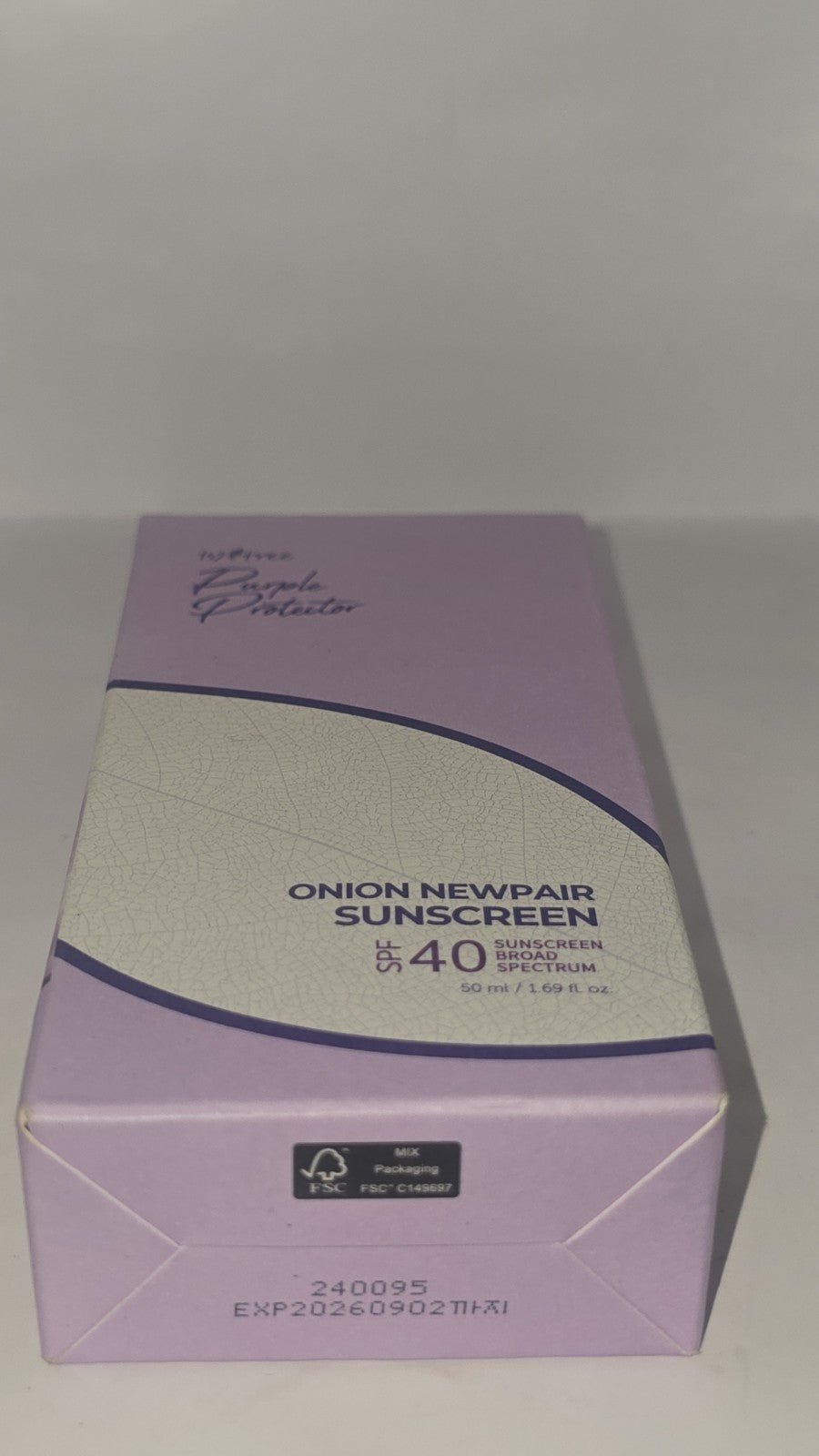 Onion Sunscreen SPF40 PA+++ 50ml - Broad Spectrum Sun Protection
