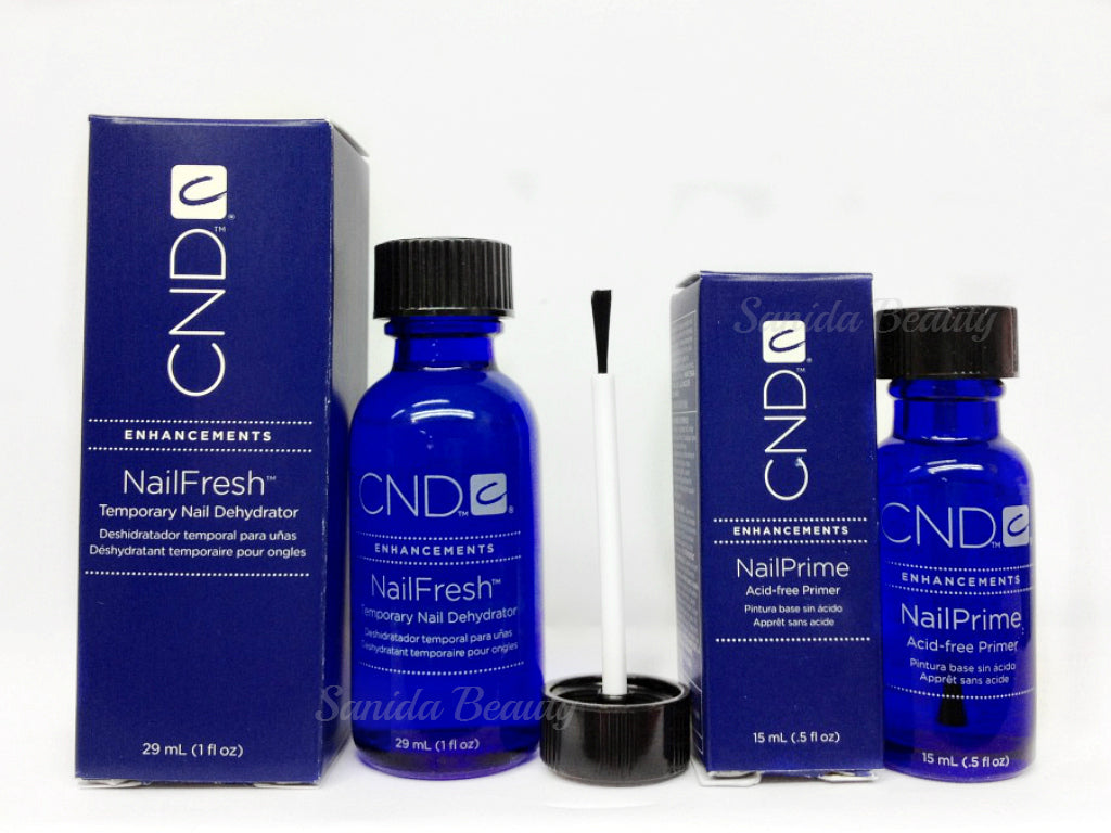 Nail Care Primer & Dehydrator Combo - 1oz Nail Fresh + Acid-Free Primer 0.5oz
