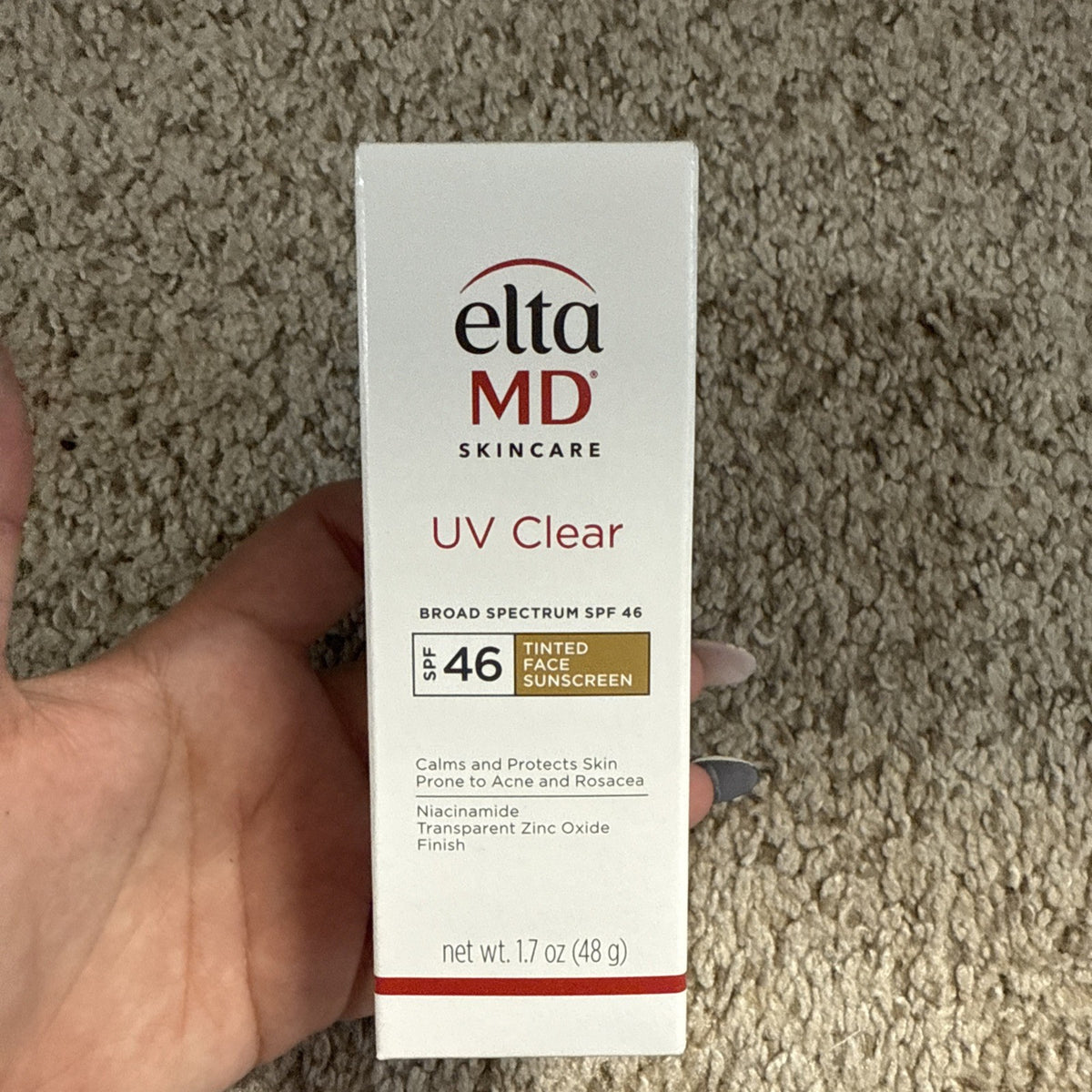 Tinted SPF 46 Sunscreen - 1.7 Oz SPF Sun Protection Cream