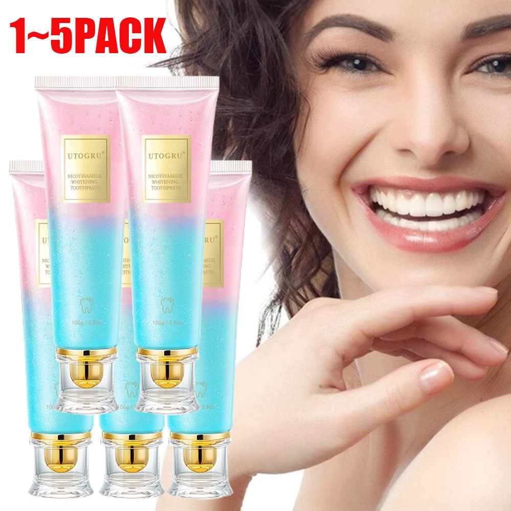 Nicotinamide Whitening Toothpaste for Brightening & Fresh Breath - 100g