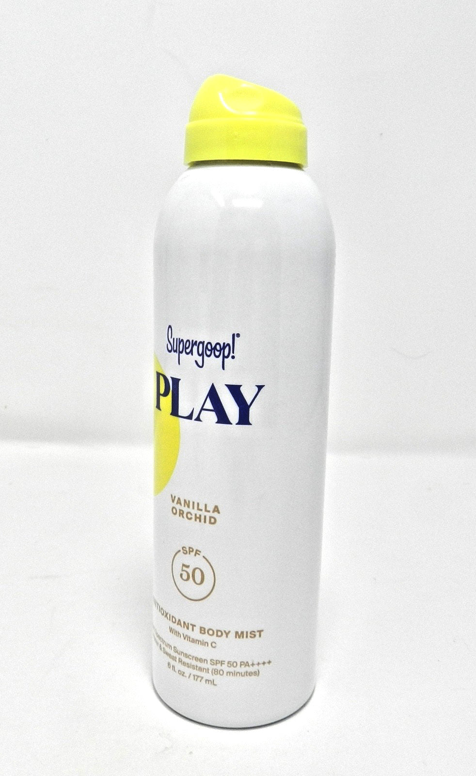 Supergoop! SPF 50 Antioxidant Body Mist Vanilla Orchid 6 oz Sunscreen