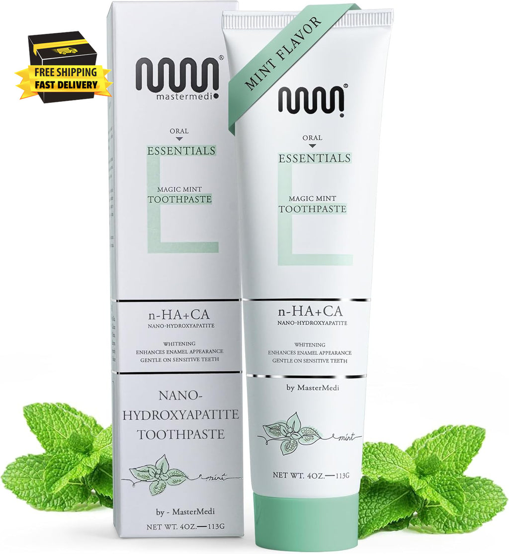 Nano Hydroxyapatite Toothpaste with Xylitol - Fluoride & SLS Free, Whitening & Sensitive Care