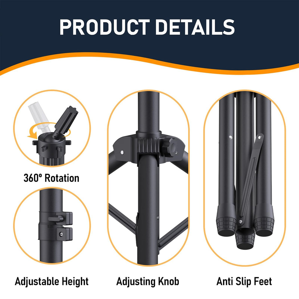 Adjustable Wig Stand with Mannequin Head for Styling & Display