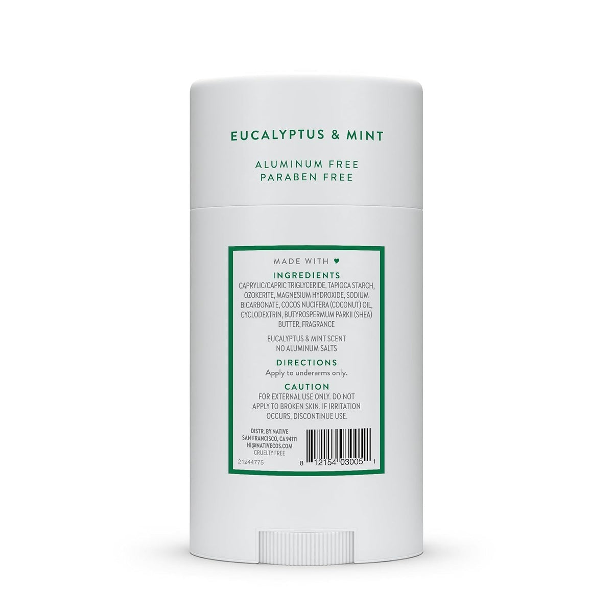 Aluminum-Free Deodorant Eucalyptus & Mint Stick 2.65oz - Lot of 3