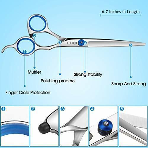 Professional Hairdressing Scissors 6.5 Inch with Comb - Salon & Home Use