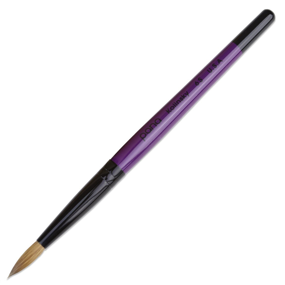 Professional Kolinsky Acrylic Nail Brush Round Size 6-22 - High-Quality Nail Art Tool