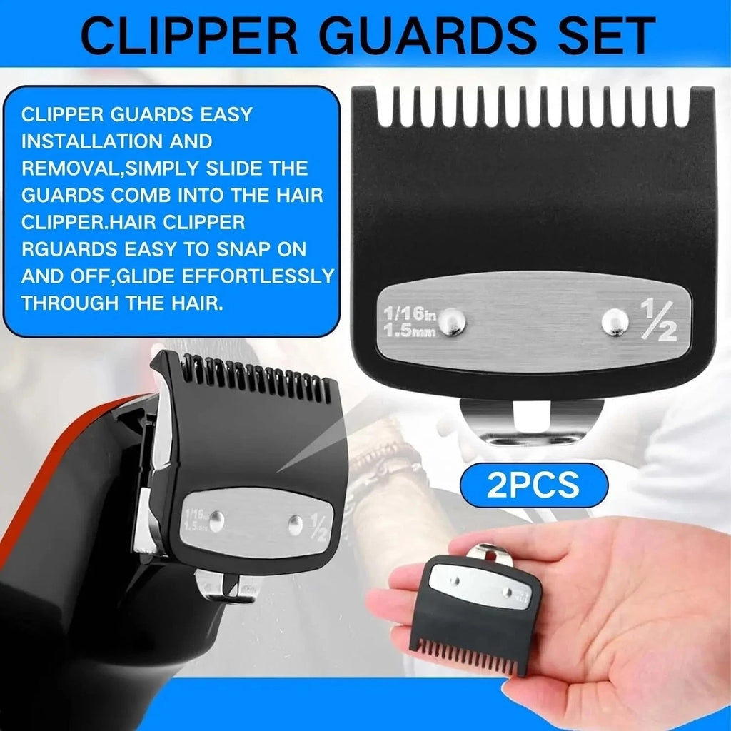 Wahl Clipper Guard Replacement Set - 2 Pack for Hair Clippers & Trimmers