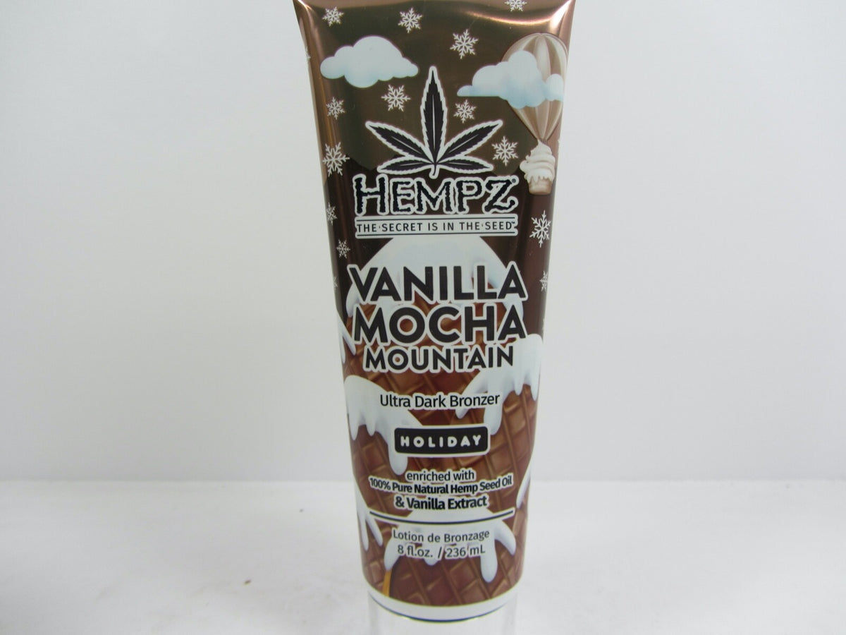 2 Pack Ultra Dark Tanning Lotion with Hempz Vanilla Mocha Mountain