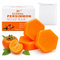 Persimmon Deodorant Bar Soap for Body Odor & Foot Freshness - Natural Cleansing with Mesh