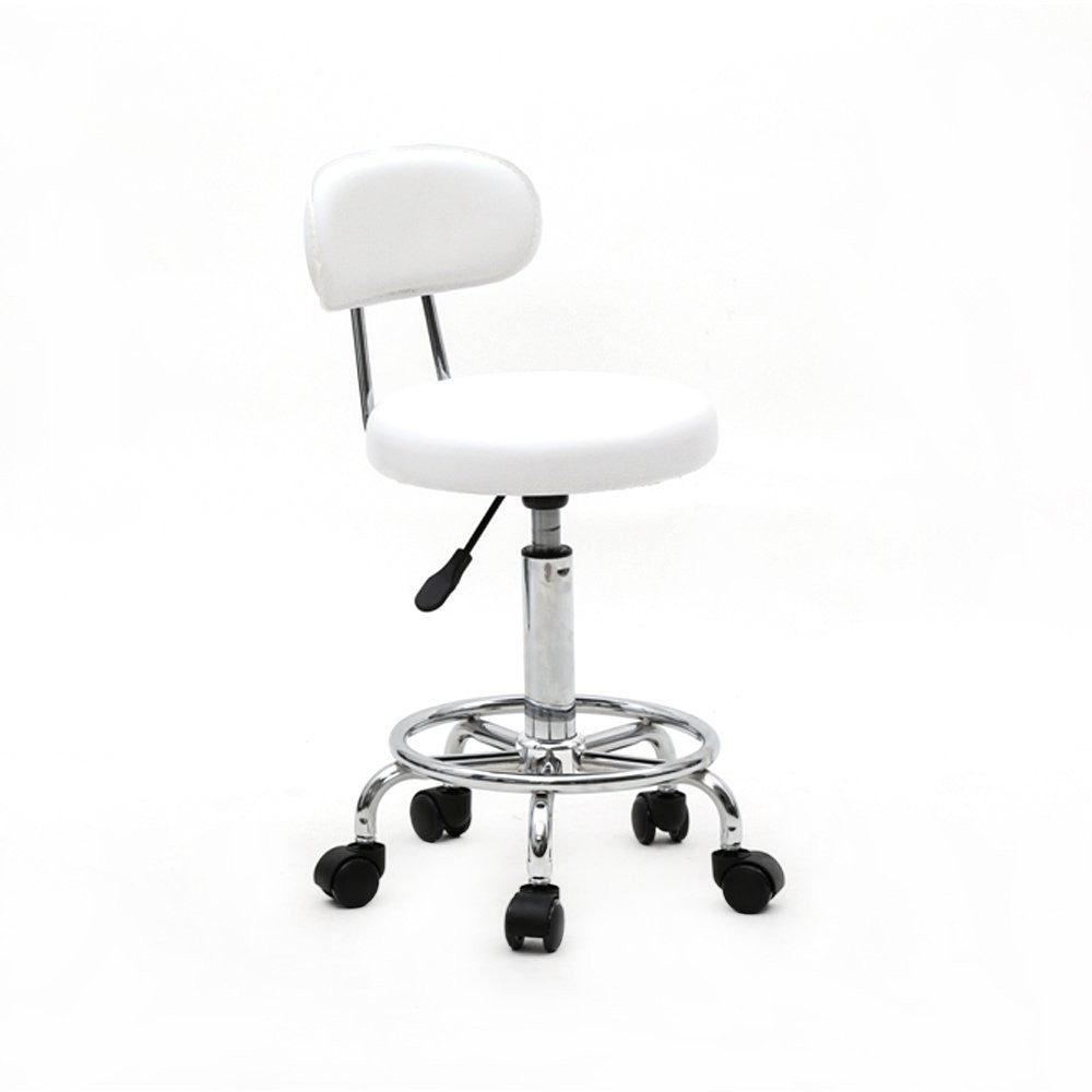 Adjustable Hydraulic Spa Salon Stool with Backrest
