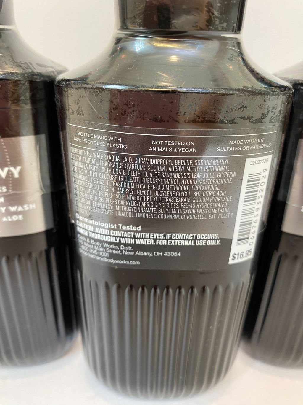 Men's 3-in-1 Hair Face Body Wash Lot of 5, 10 oz Each