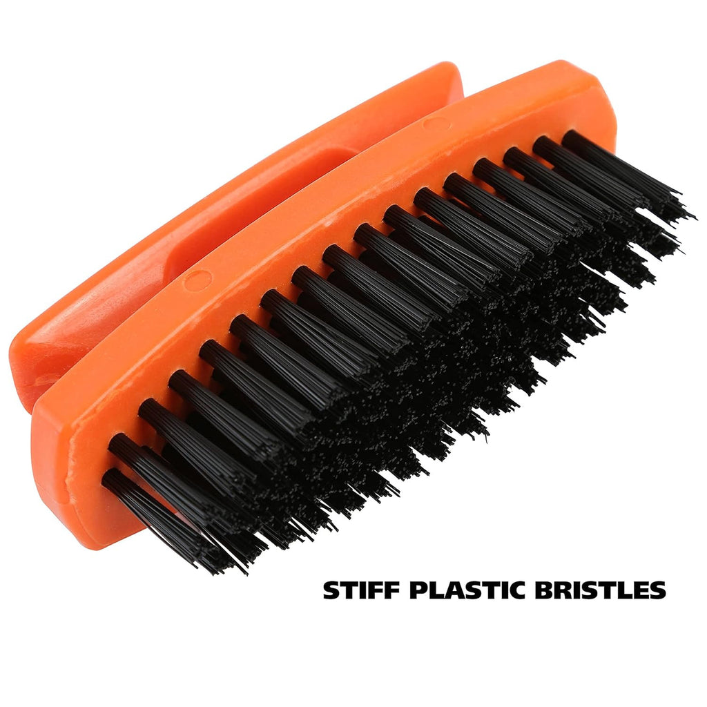 Nail & Hand Scrub Brush Set - 6 Pack Stiff Bristle Nail Cleaning Tools