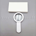 30X Handheld Magnifying Glass with 12 LED Lights for Reading & Inspection