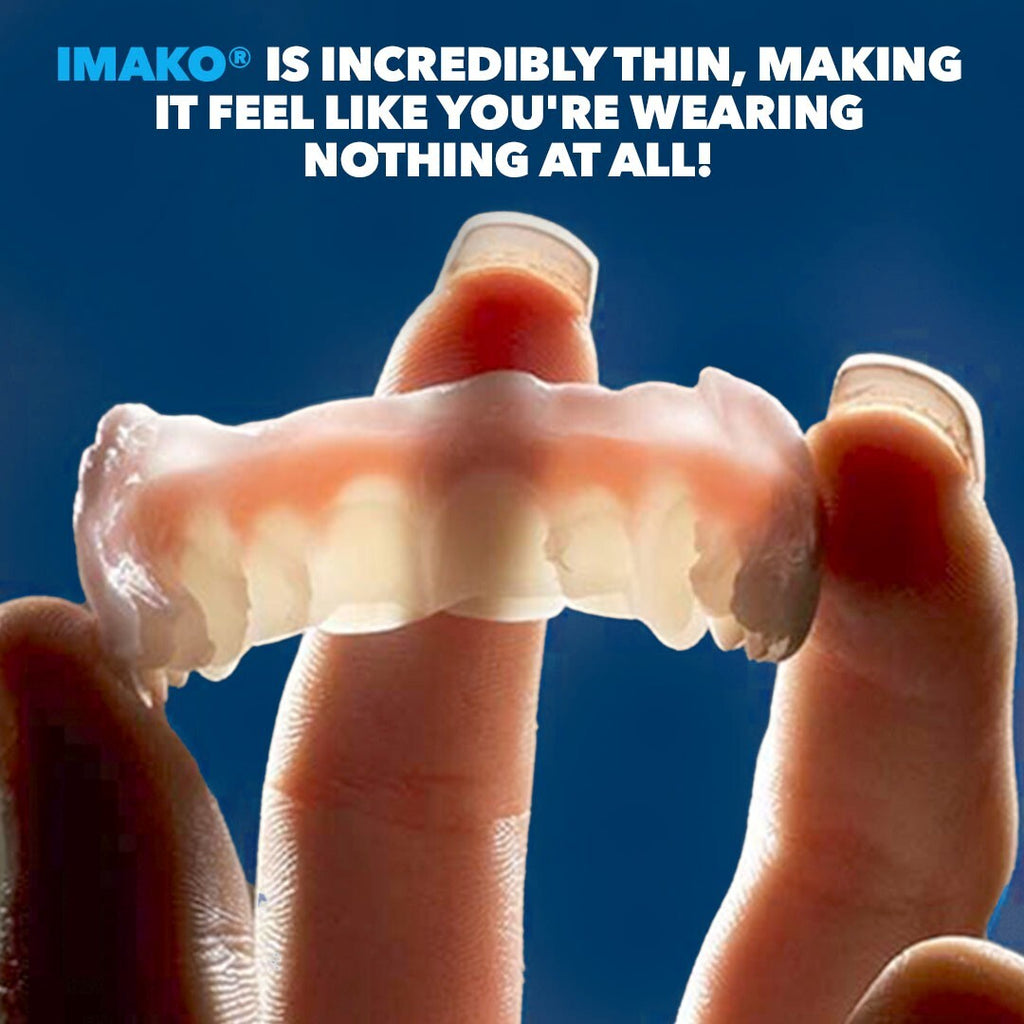Cosmetic Teeth Small Bleached White 2-Pack - Temporary Smile Makeover
