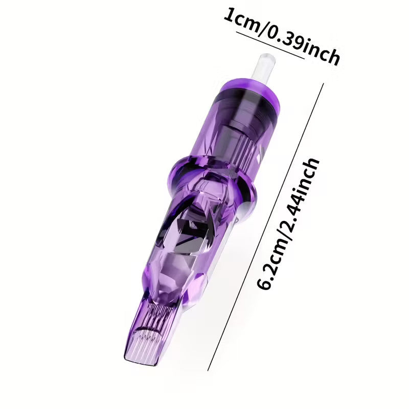 Tattoo Cartridge Needles 50-Pack 05RM 07RM 09RM 13RM 15RM - Needle Bee GoldPlume