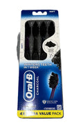 Charcoal Whitening Toothbrush Set Soft Bristles 4 Pack
