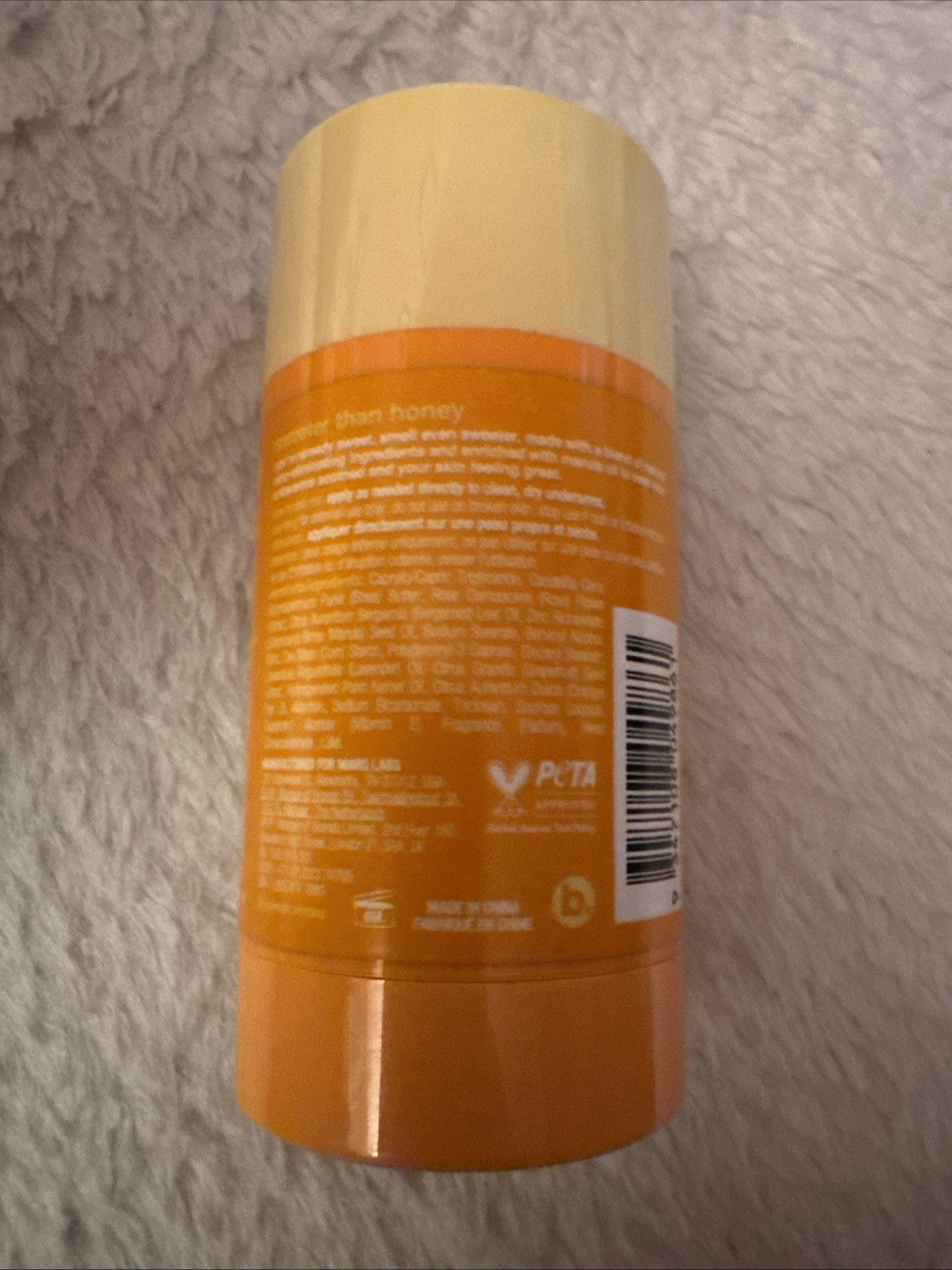 Aluminum-Free Deodorant with Honey Almond Scent & Marula Oil - 2.64 OZ