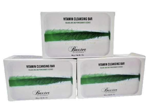 Vitamin Cleansing Bar with Italian Lime & Pomegranate - 7 oz Boxed 3 Pack