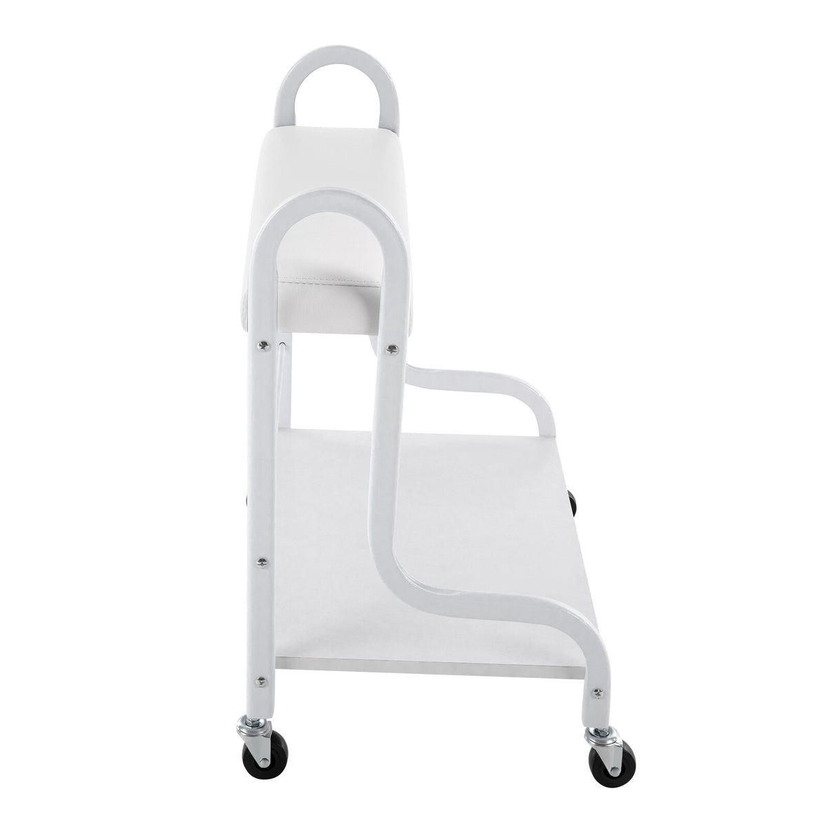 Portable Nail & Foot Spa Trolley Cart with Foot Rest for Salon and Home Use