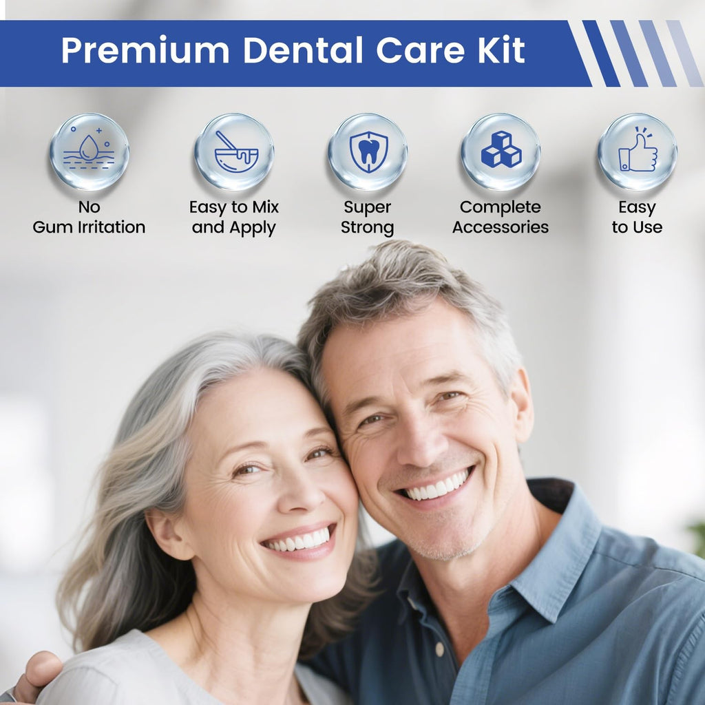 Dental Repair Kit with Zinc Oxide Eugenol - Tooth Filling & Cavity Filler
