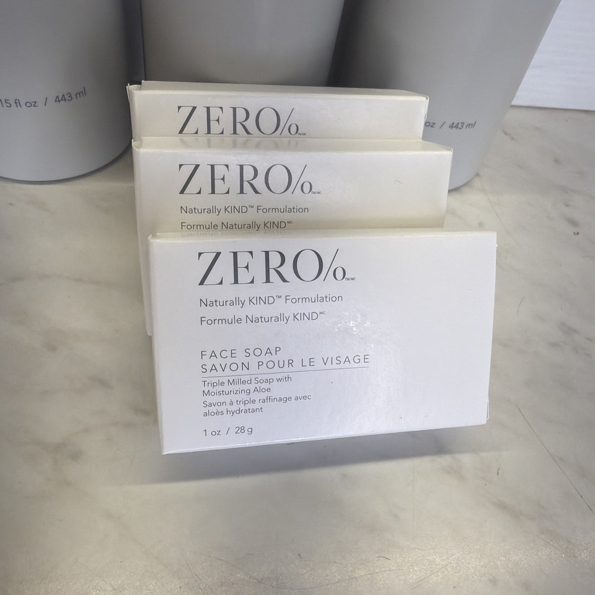 Gilchrist & Soames Zero% Shower Gel - 3 Bottles Hilton Hotels, 15oz Each, Free Shipping & Soap Samples