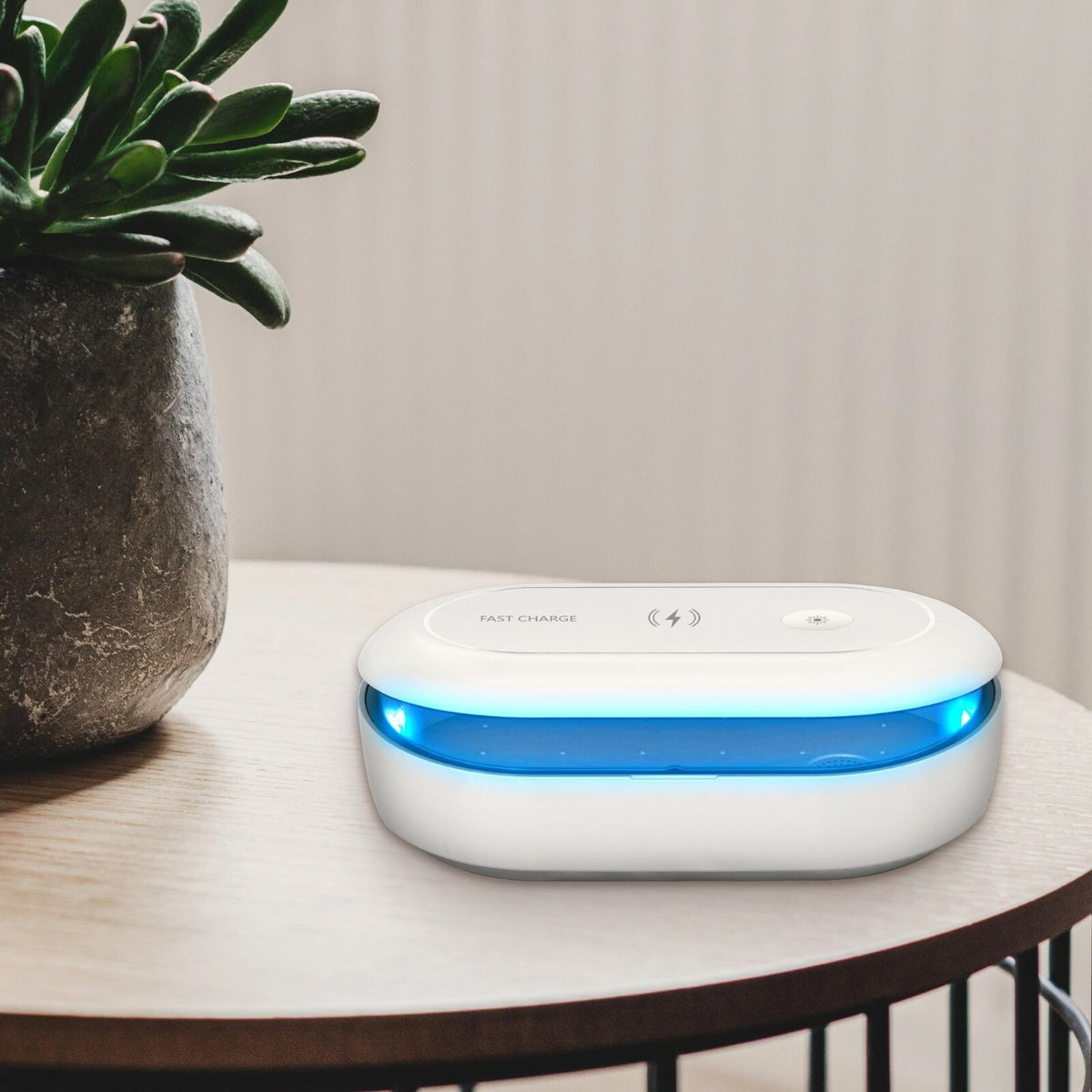 UV Ozone Sterilizer Wireless Charger Box for Cell Phones - Disinfection Case