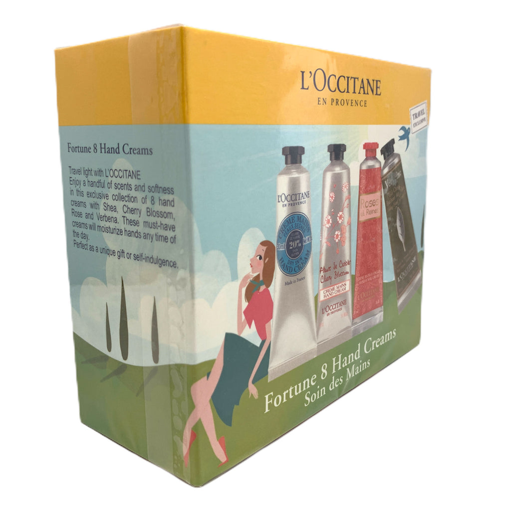 L’Occitane En Provence Hand Cream Set - 8 Travel-Size Shea & Floral Scents
